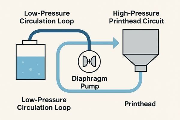 White Ink Inkjet Circulation Pumps | BODENFLO Solutions